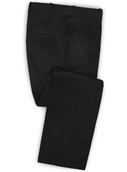 Black Stretch Chino Pants