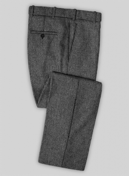 Vintage Gray Macro Weave Tweed Suit