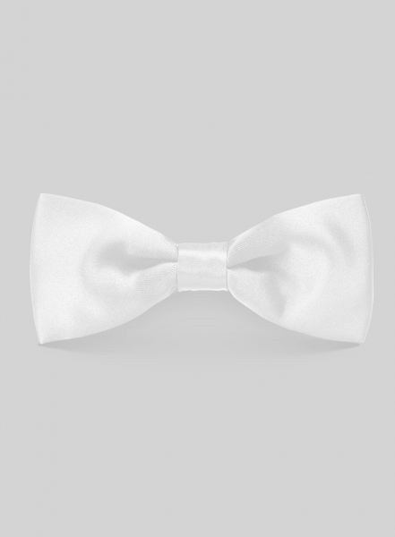 White Satin Bow