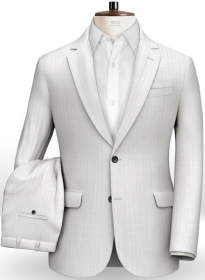 Italian White Prince Linen Suit