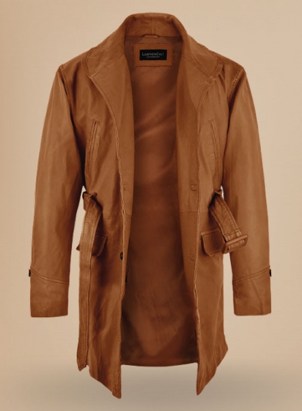 Brad Pitt Legends of the Fall Leather Trench Coat