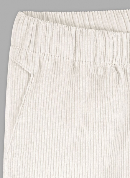 Easy Pants Ivory Corduroy