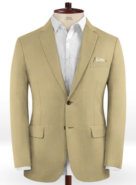 Napolean Light Khaki Wool Suit