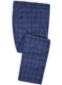 Napolean Tizi Royal Blue Wool Pants