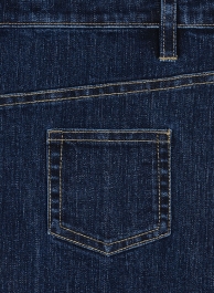 Slight Stretch Denim-X Wash Jeans