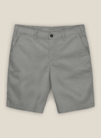 Dark Gray Stretch Chino Shorts