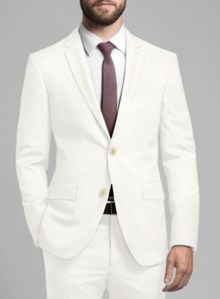 Scabal Ivory Wool Jacket