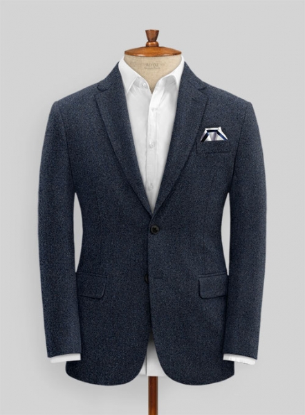 Playman Blue Denim Tweed Suit