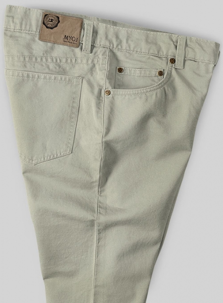 Slate Green Stretch Chino Jeans