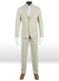 Tropical Light Beige Linen Suit