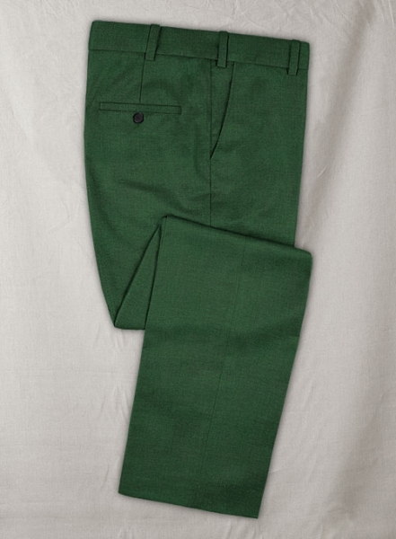 Napolean Yale Green Wool Pants