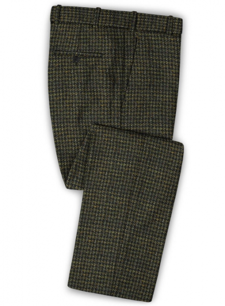 Harris Tweed Houndstooth Isle Green Suit