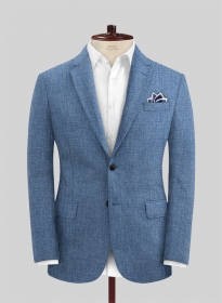 Solbiati Denim Light Blue Linen Jacket