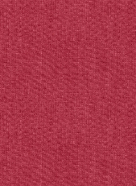 European Melon Red Linen Shirt - Half Sleeves