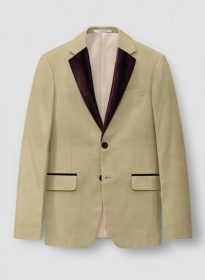 Napolean Sahara Khaki Wool Tuxedo Jacket