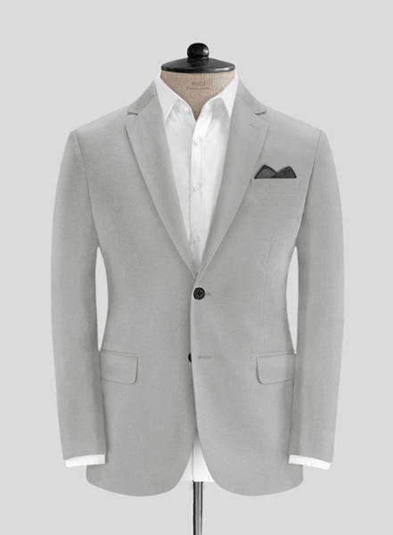 Light Gray Stretch Chino Suit