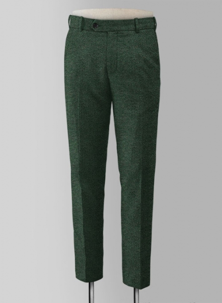 Bottle Green Herringbone Tweed Suit