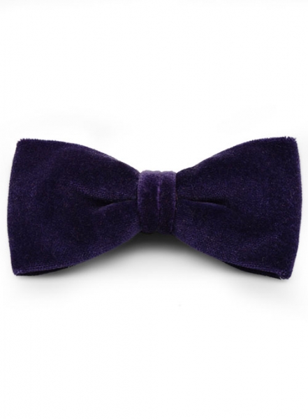 Velvet Bow - Purple