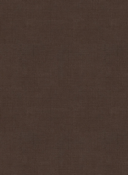 Worsted Brown Wool Suit