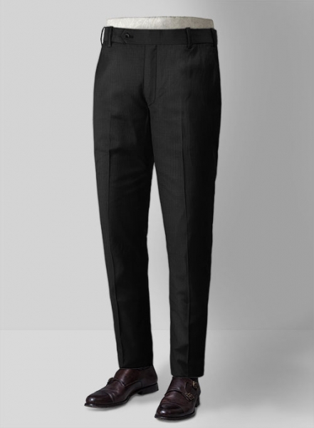 Napolean Twilight Black Wool Suit