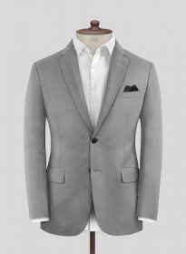 Reda Worsted Mid Gray Pure Wool Jacket