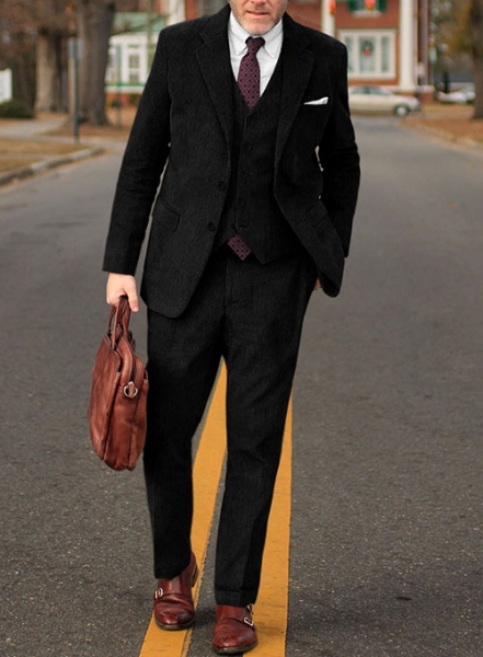 Black Corduroy Suit