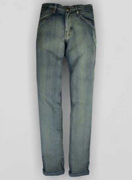 Mud Blue Vintage Wash Jeans - Look # 128