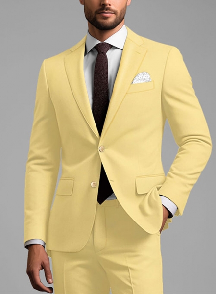 Scabal Yellow Wool Jacket