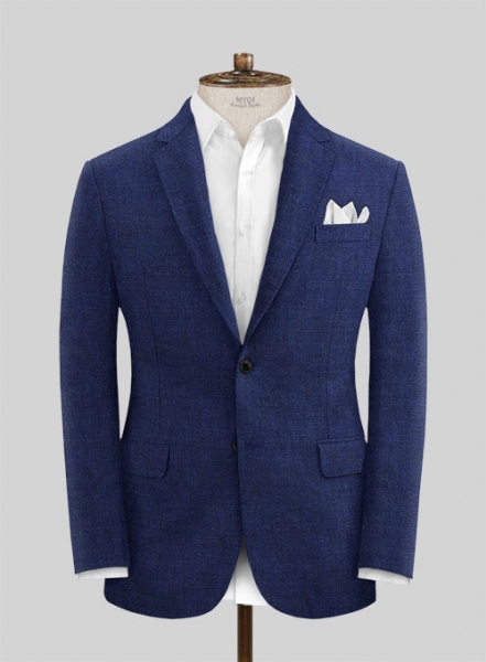 Solbiati Indigo Linen Suit