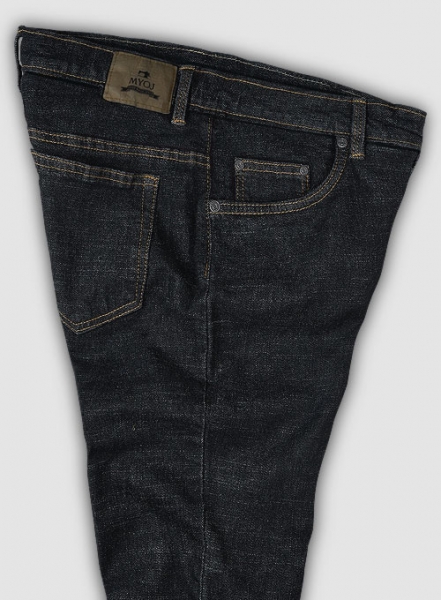 Texas Black Hard Wash Stretch Jeans