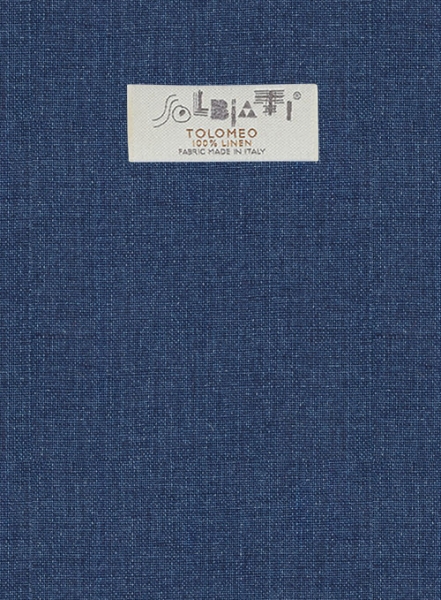 Solbiati Denim Dark Blue Linen Suit