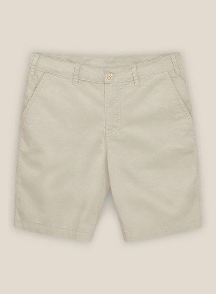 Army Khaki Stretch Chino Shorts