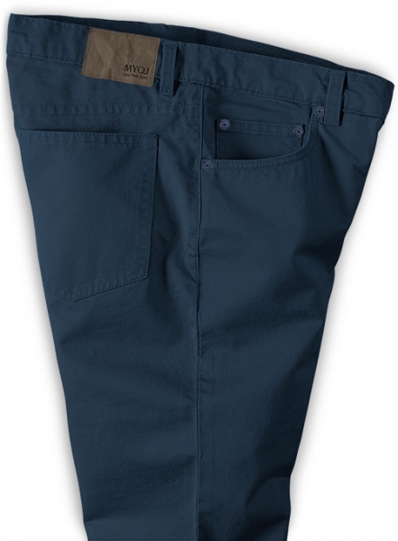 Royal Blue Stretch Chino Jeans