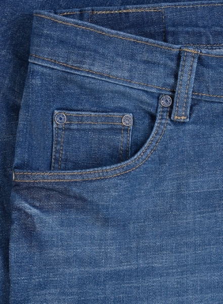 Texas Blue Stretch Stone Wash Whisker Jeans