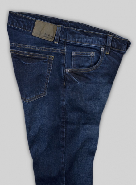 Slight Stretch Indigo Wash Whisker Jeans