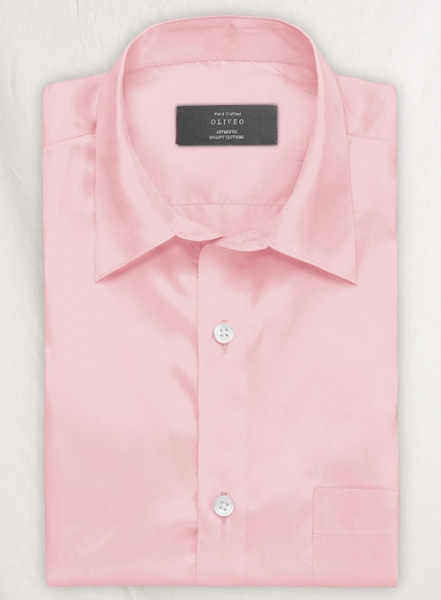 Giza Light Pink Cotton Shirt - Half Sleeves