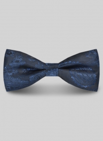 Paisley Bow - Dark Blue