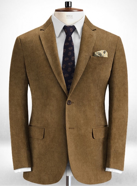 Camel Corduroy Suit