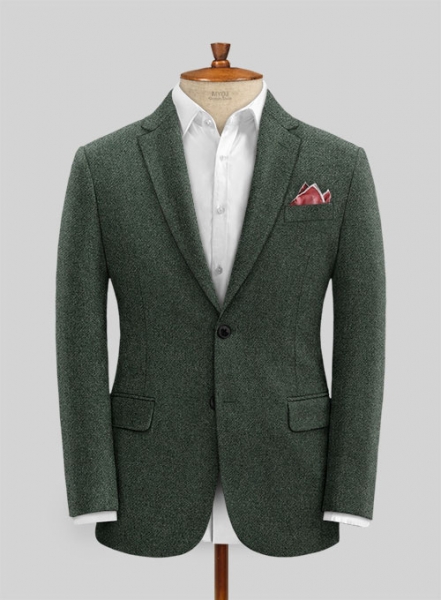 Green Heavy Tweed Jacket