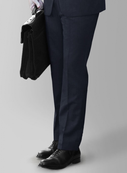 Napolean Dark Blue Wool Suit