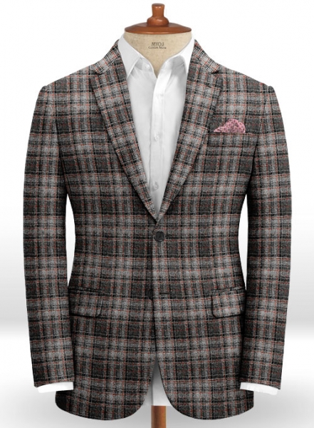 Harris Tweed Tartan Gray Suit