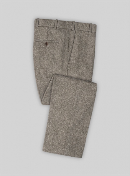 Light Weight Brown Tweed Pants