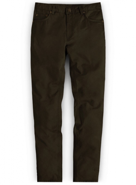 Dark Brown Chino Jeans