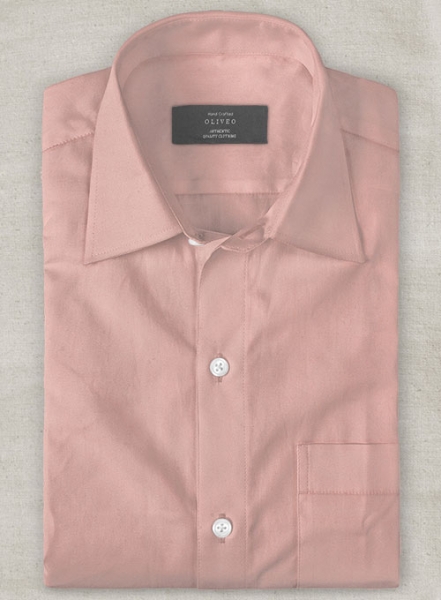 Man Pink Stretch Poplene Shirt