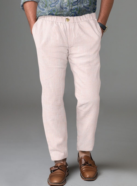 Easy Pants Roman Light Pink Linen