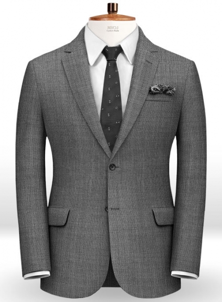 Birdseye Wool Gray Suit