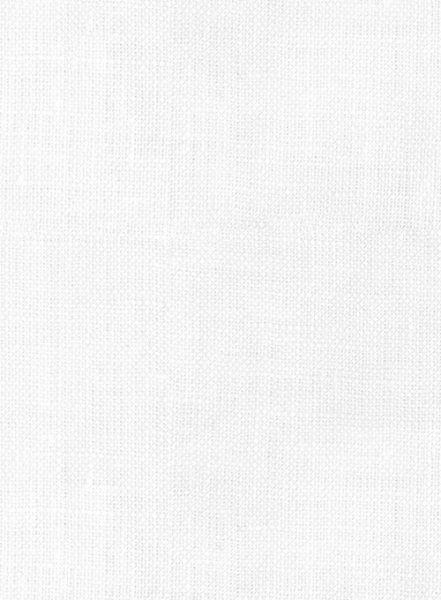 European White Linen Shirt - Half Sleeves