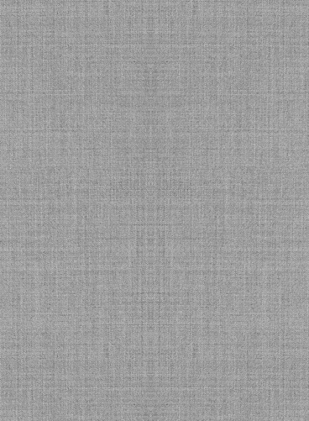 Napolean Worsted Light Gray Wool Suit