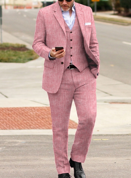 Solbiati Rose Linen Suit