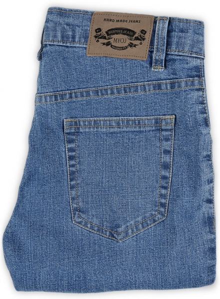 Picasso Blue Stretch Jeans - Light Blue